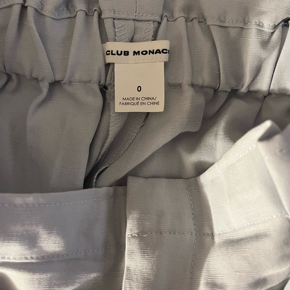 Club Monaco Anree shorts size 0 light blue - Picture 2 of 3